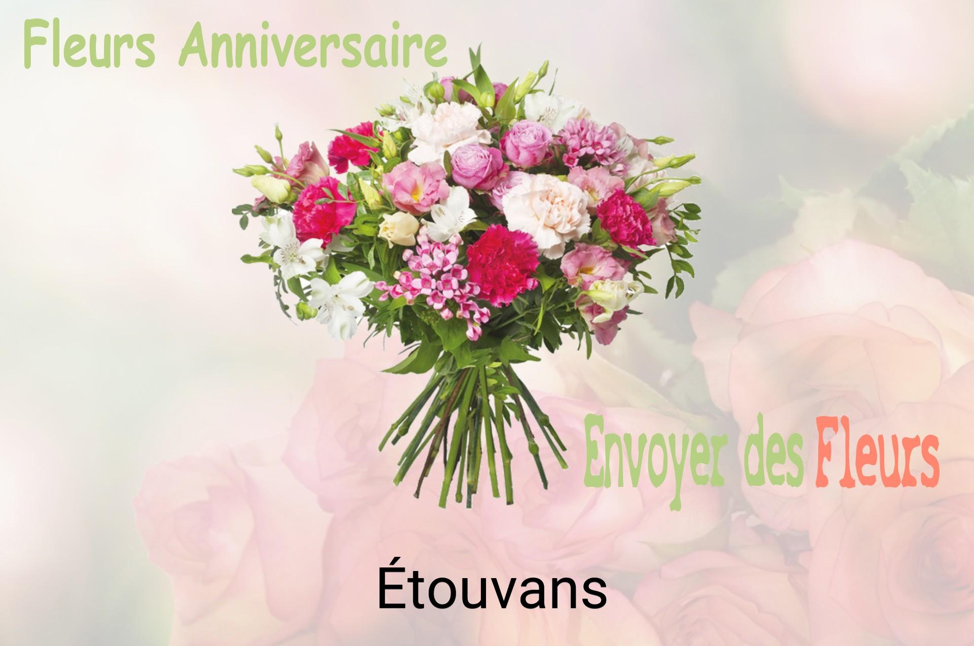 Bouquet de fleurs d’anniversaire livré à Étouvans